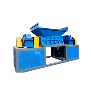 Manufacturer Customized Fully Automatic Dual Axis Waste Plastic Shredder